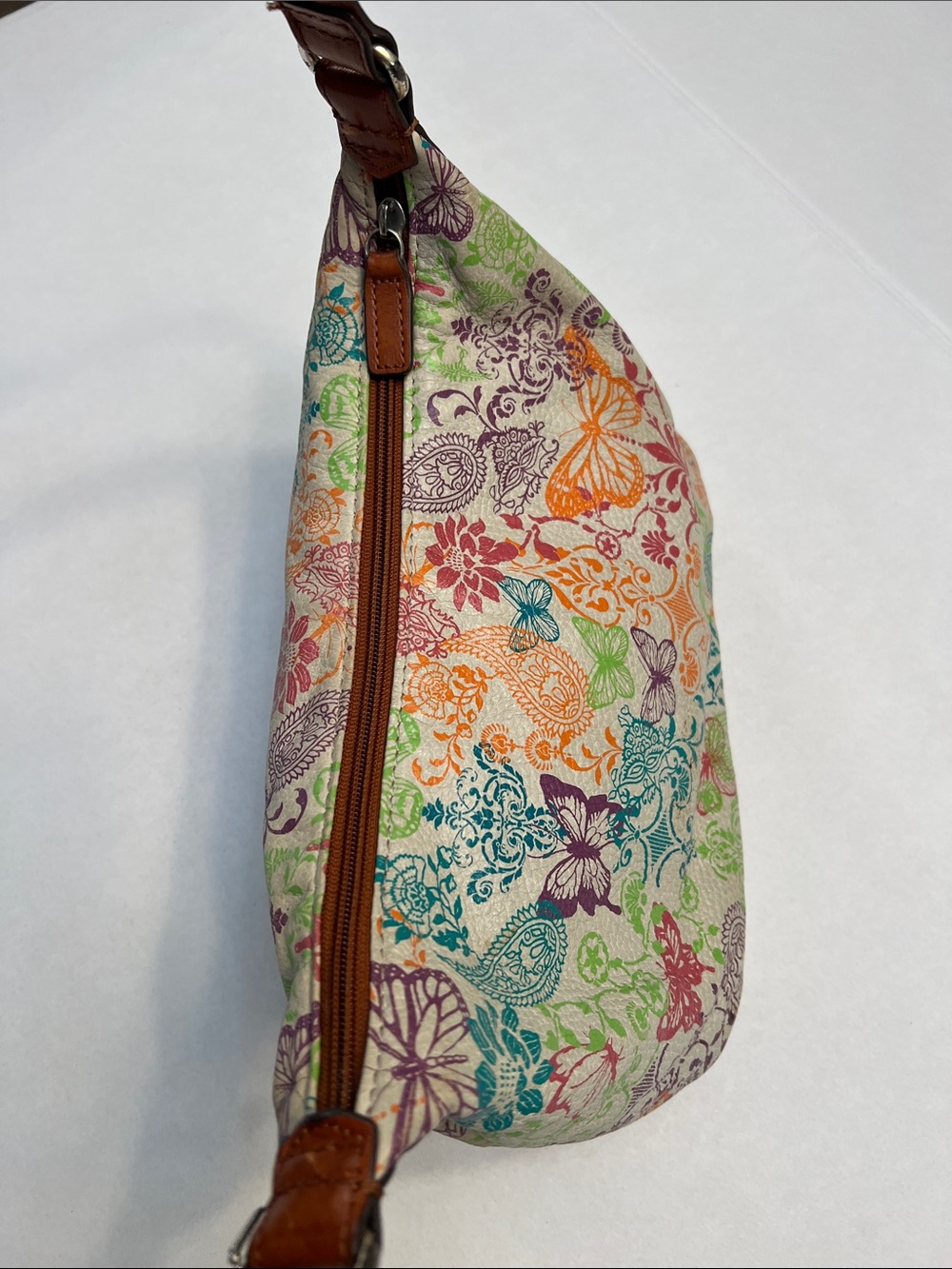 Y2K VINTAGE FOSSIL BUTTERFLY BUNDLE SHOULDER BAG SMALL WALLETS KEY CHARM - Picture 3 of 16